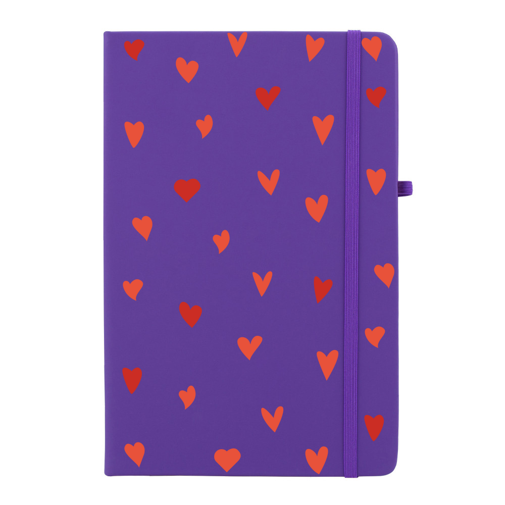 Love Hearts Personalised Feel A5 Notebook - Image 8