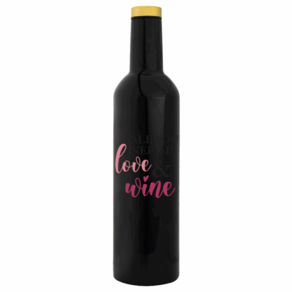 All You Need Is Love & Wine Bottle Flask - Image 4