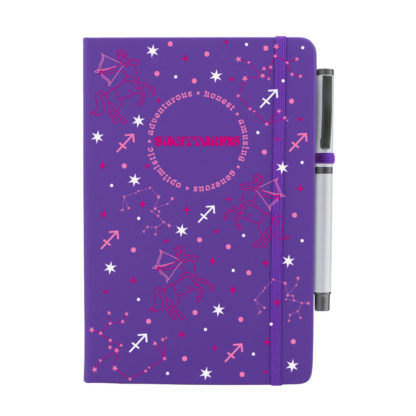 Sagittarius Notebook with Pen - Image 3