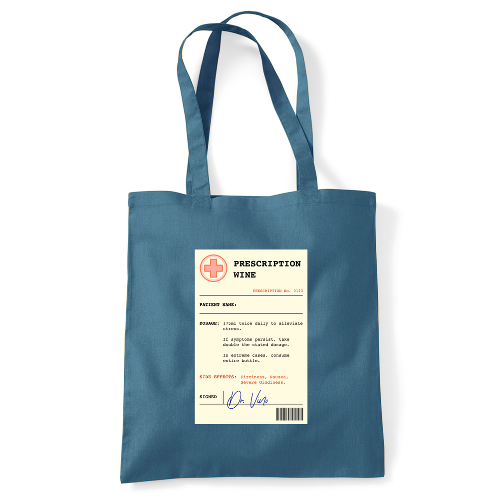 Wine Prescription Personalised Tote Bag - Image 9