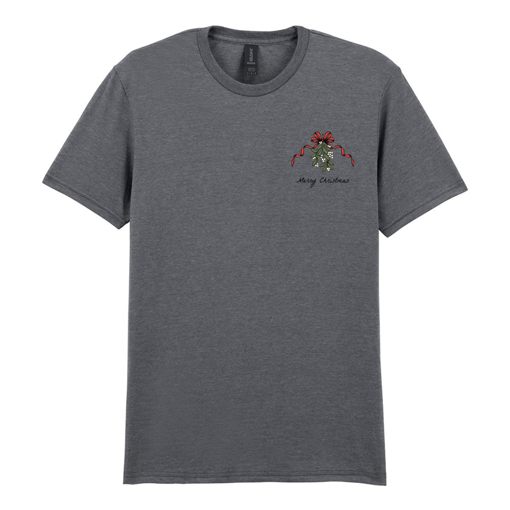 Merry Christmas Mistletoe Cotton T-Shirt - Image 7