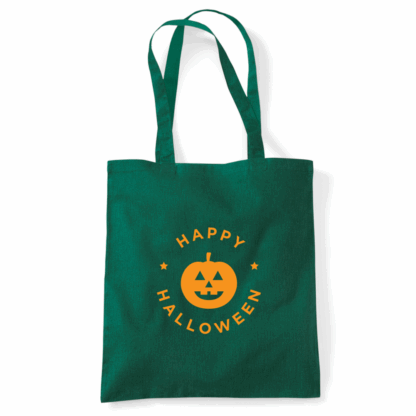 Happy Halloween Pumpkin Personalised Tote Bag - Image 41