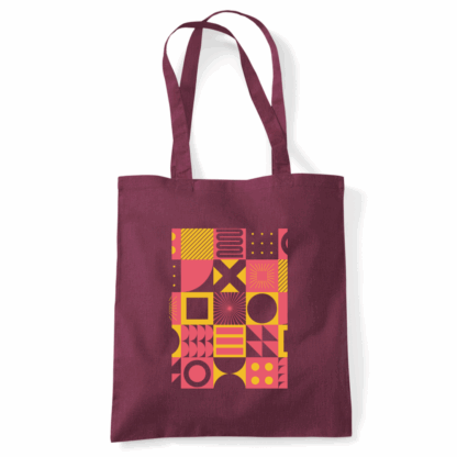 Square Patterns Tote Bag - Image 31