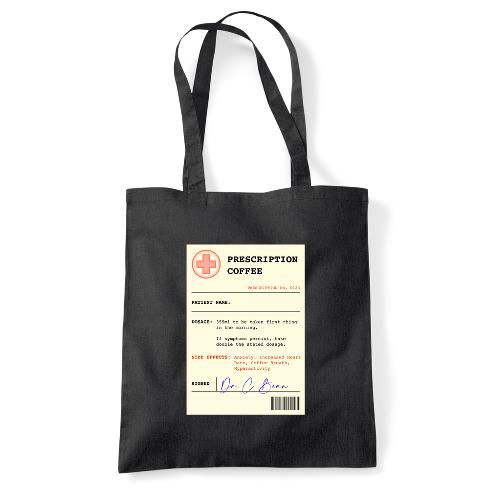 Coffee Prescription Personalised Tote Bag - Image 2