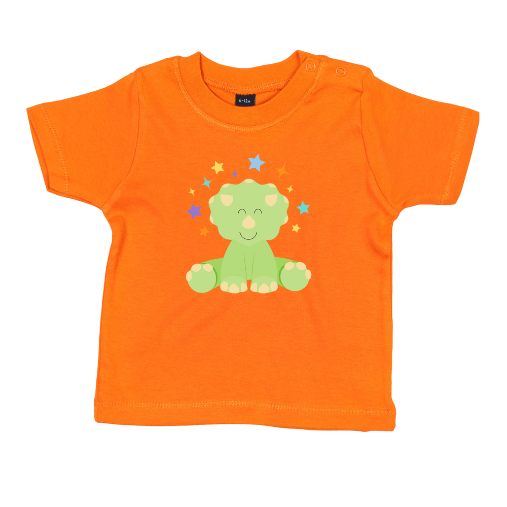 Cute Dinosaur Personalised Baby/Toddler T-Shirt - Image 8