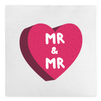 Mr & Mr Canvas Cushion