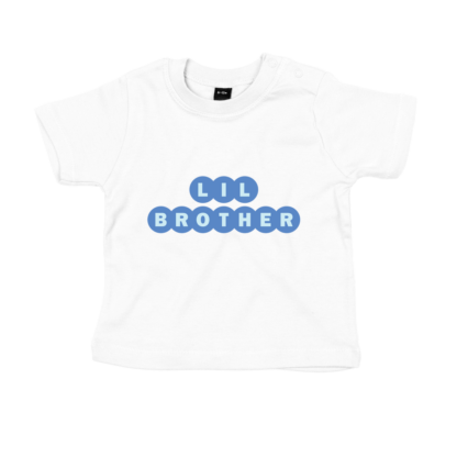 Lil Brother Personalised Baby/Toddler T-Shirt - Image 3