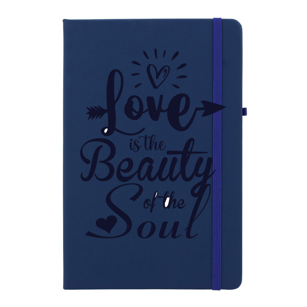 Love Is The Beauty Of The Soul Personalised Soft Feel Notebook - Image 6