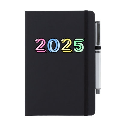 2025 Personalised Notebook with Pen - Image 3