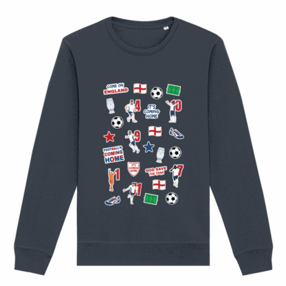England Collage Crew Neck Sweatshirt - Image 4