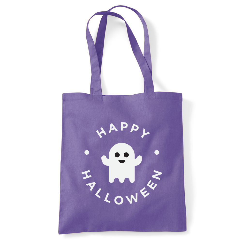 Happy Halloween Ghost Personalised Cotton Tote Bag - Image 24