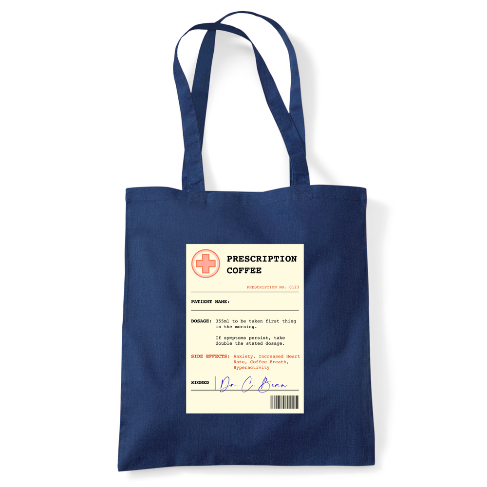 Coffee Prescription Personalised Tote Bag - Image 5
