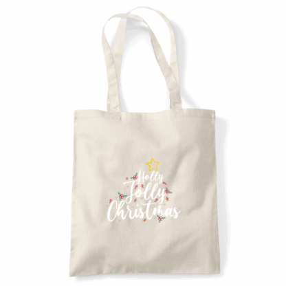 Holly Jolly Christmas Tote Bag - Image 6