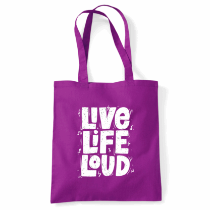 Live Life Loud Tote Bag - Image 25