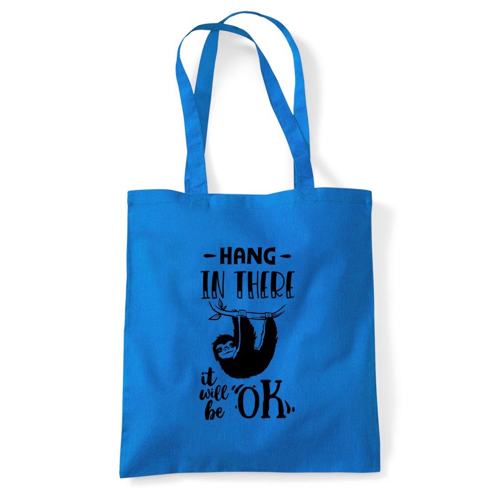 Hang In There Sloth Tote Bag - Image 20