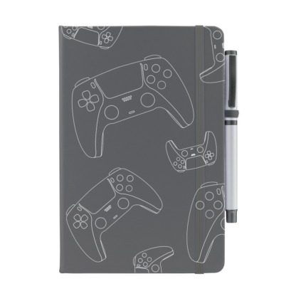 Game Controllers Personalised Notebook with Pen - Image 4