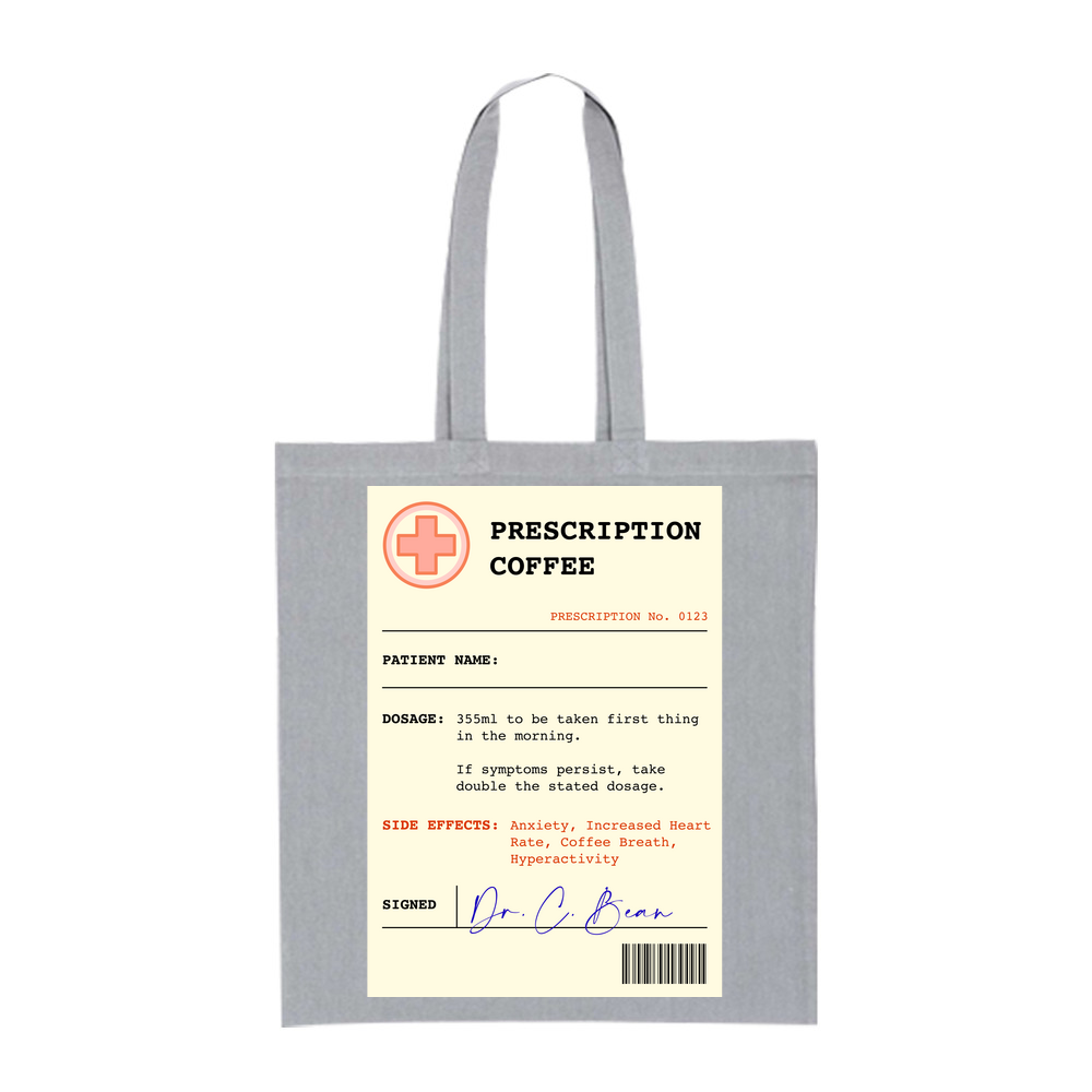 Coffee Prescription Personalised Tote Bag - Image 4