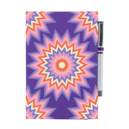 Bursting Star Notebook with Pen