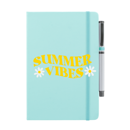 Summer Vibes Personalised Notebook with Pen - Image 14