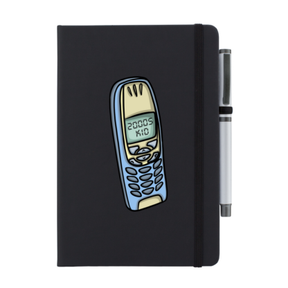 2000s Kid Phone Personalised Notebook with Pen - Image 7