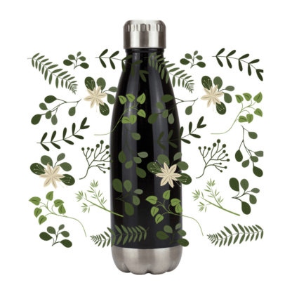 Leaf Print Metal Bottle - Image 3
