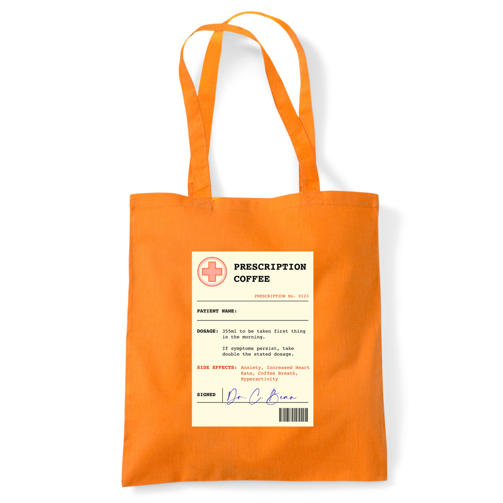 Coffee Prescription Personalised Tote Bag - Image 15