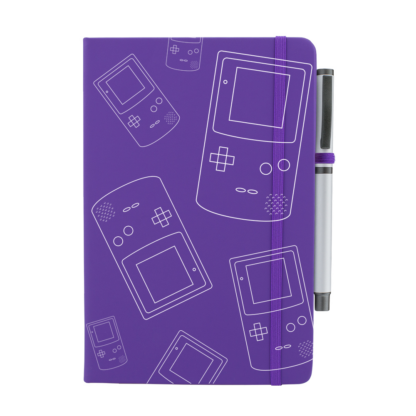 Retro Gaming Notebook with Pen - Image 7