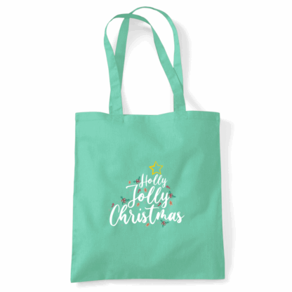 Holly Jolly Christmas Tote Bag - Image 44