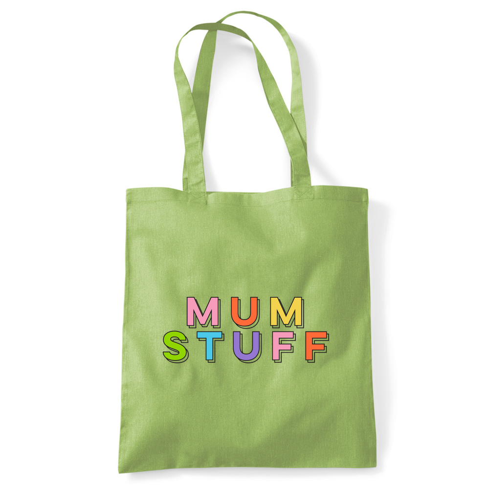 Mum Stuff Personalised Organic Cotton  Tote Bag - Image 36