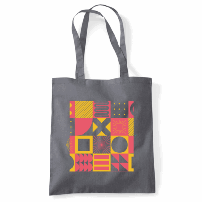 Square Patterns Tote Bag - Image 17