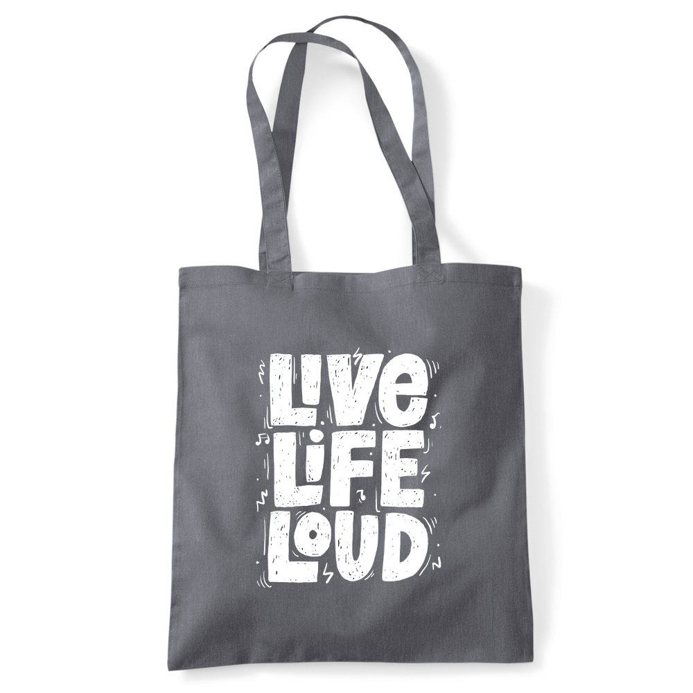 Live Life Loud Tote Bag - Image 18
