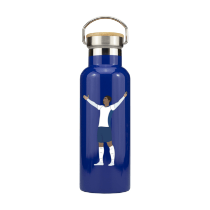 England Player Personalised Metal Bottle with Bamboo Lid - Image 3
