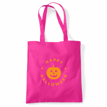 Happy Halloween Pumpkin Personalised Tote Bag - Image 26