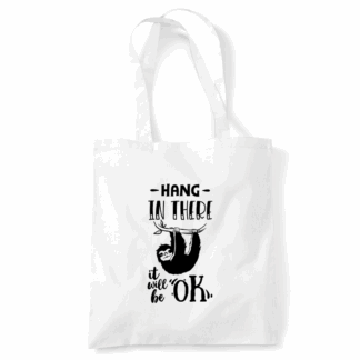 Hang In There Sloth Tote Bag