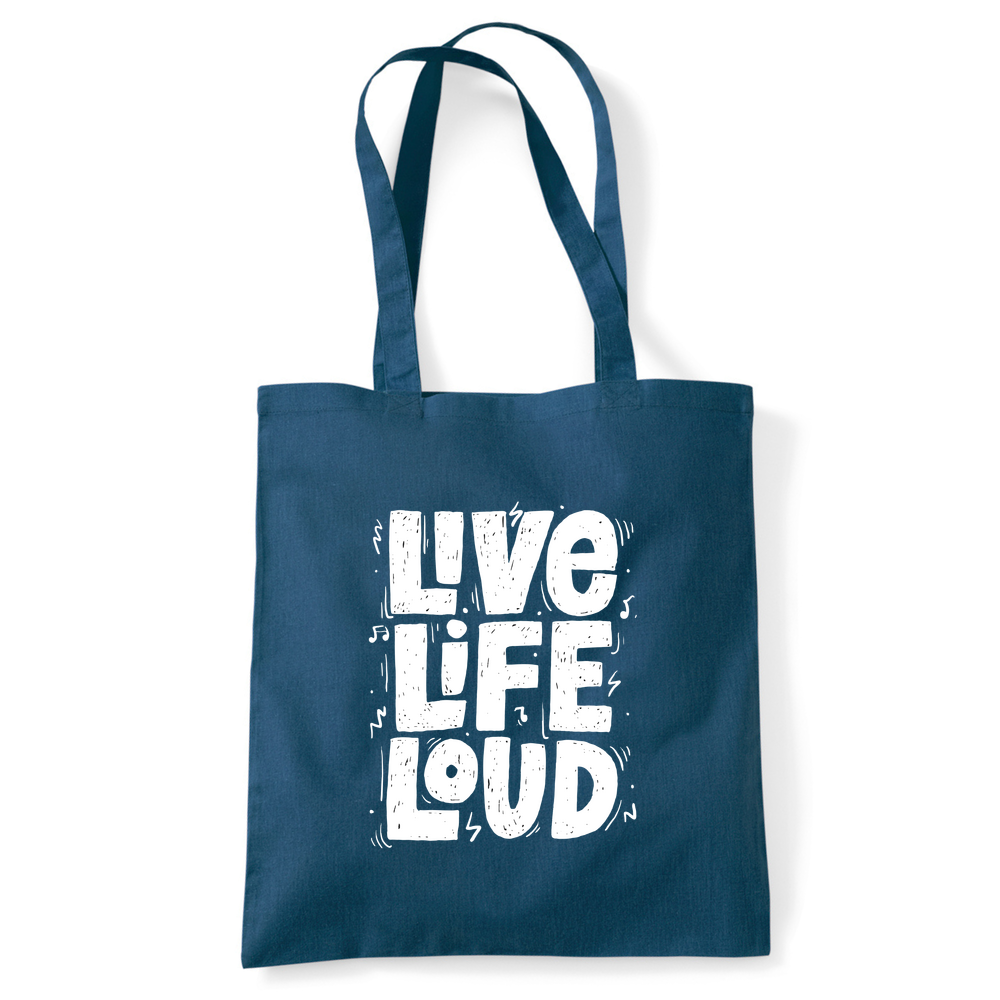 Live Life Loud Tote Bag - Image 19