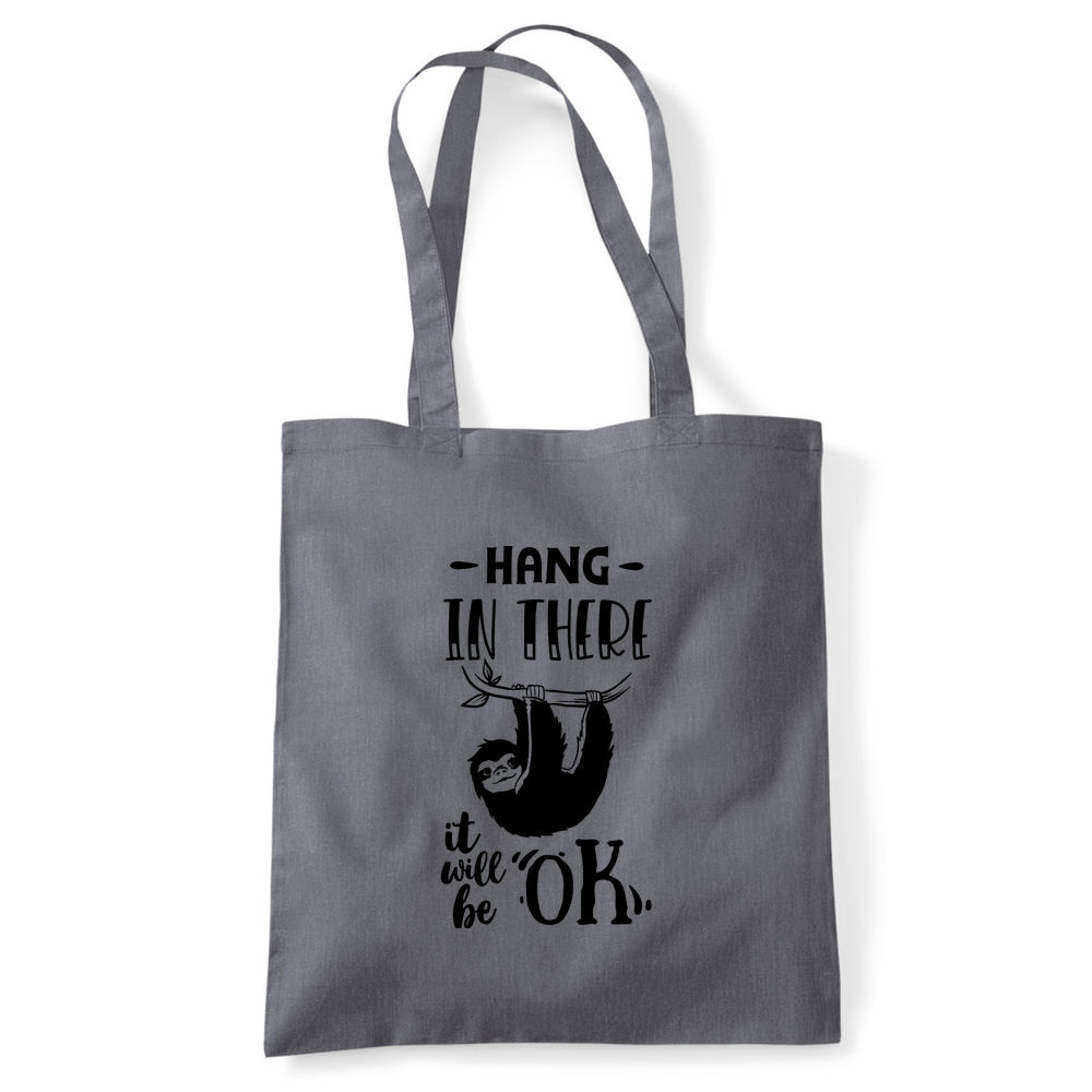 Hang In There Sloth Tote Bag - Image 18