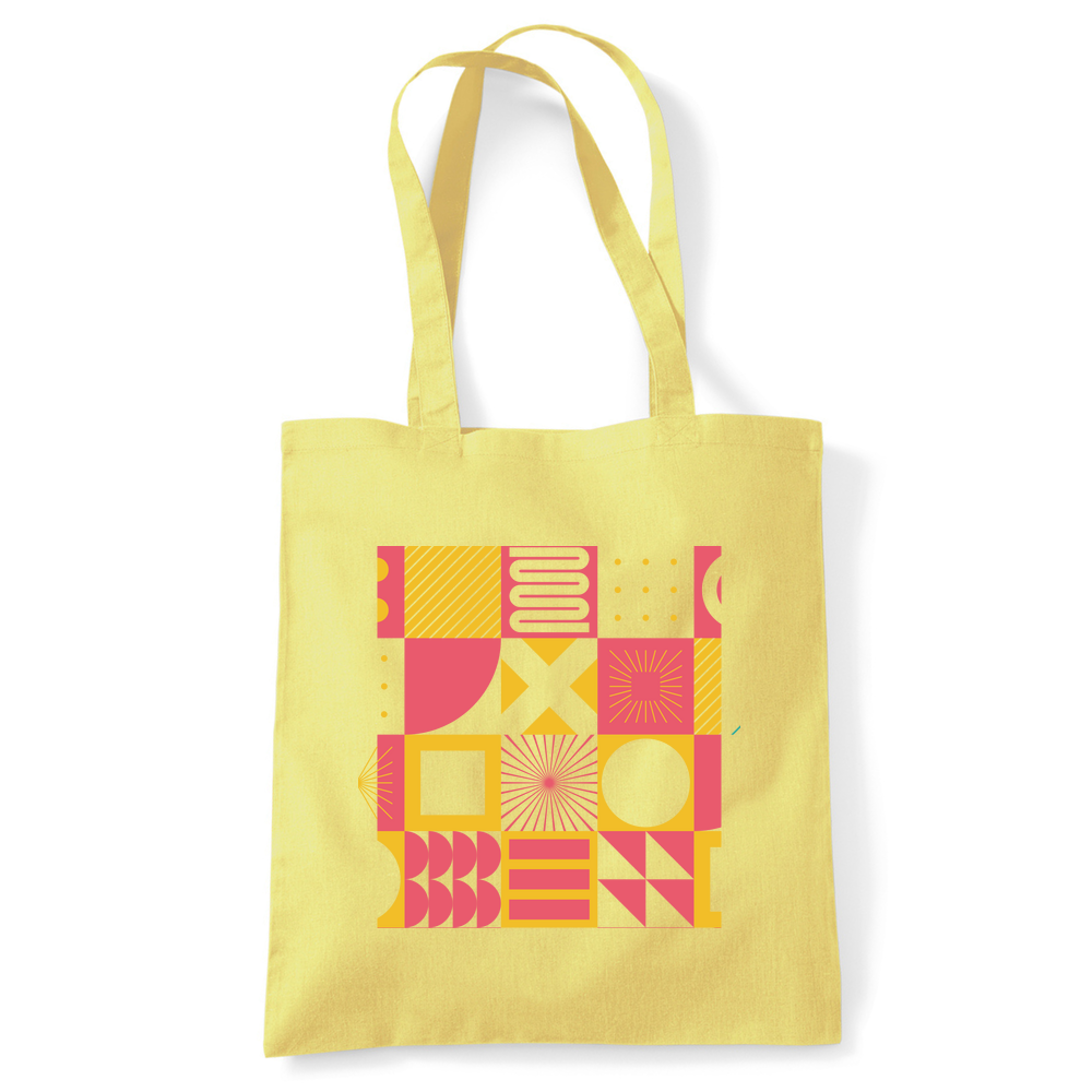 Square Patterns Tote Bag - Image 37