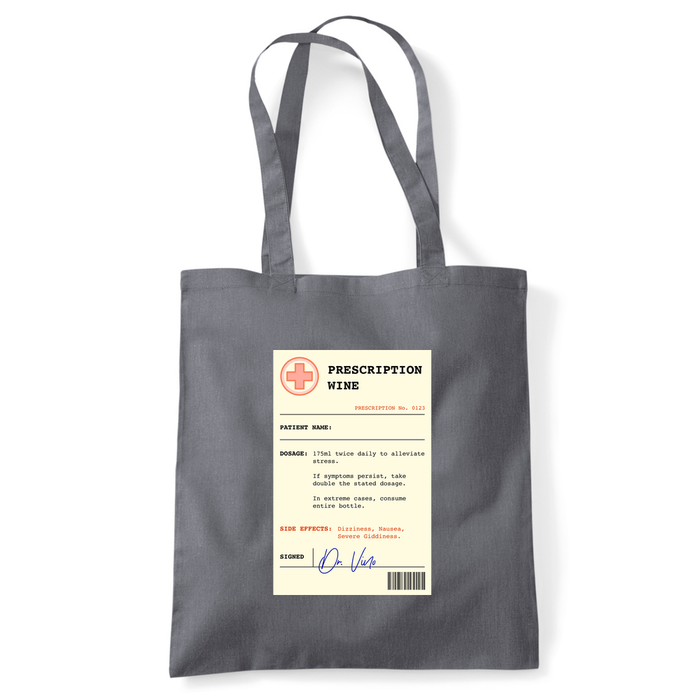 Wine Prescription Personalised Tote Bag - Image 10