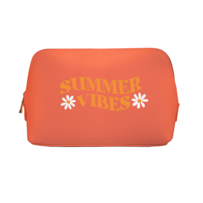 Summer Vibes Leather Look Boutique Accessory Bag - Image 10