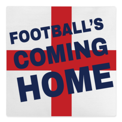 Football's Coming Home Pillow - Canvas - Image 4