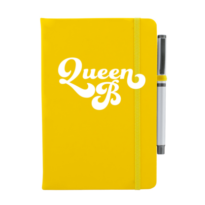 Queen B Personalised Notebook with Pen - Image 7