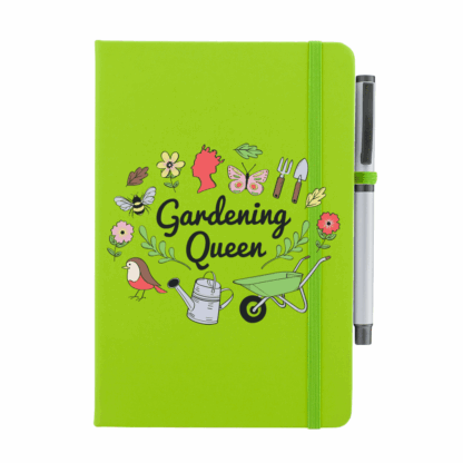 Gardening Queen Personalised Notebook with Pen - Image 14