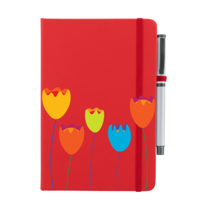 Flowers Personalised Notebook with Pen - Image 9