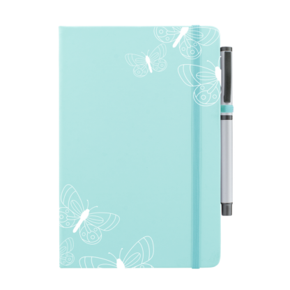 Butterflies Outlines Personalised Notebook with Pen - Image 14