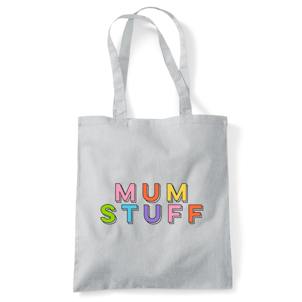 Mum Stuff Personalised Organic Cotton  Tote Bag - Image 5