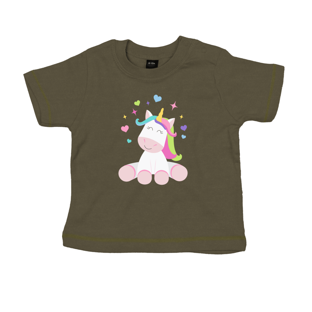 Cute Unicorn Personalised Baby/Toddler T-Shirt - Image 12