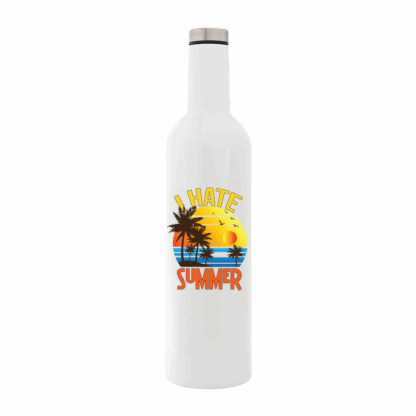 I Hate Summer Bottle Flask - Image 2