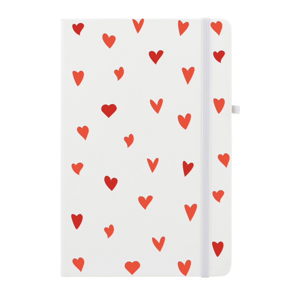 Love Hearts Personalised Feel A5 Notebook - Image 2