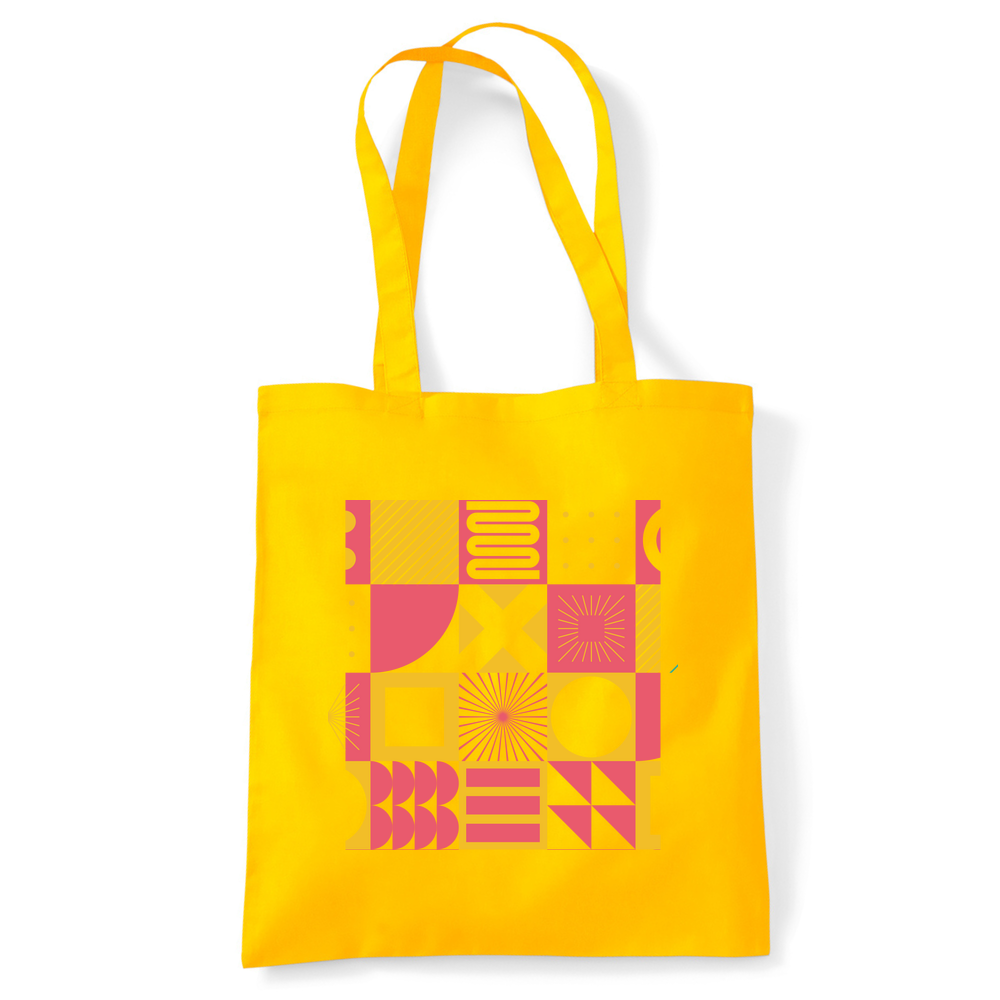 Square Patterns Tote Bag - Image 11