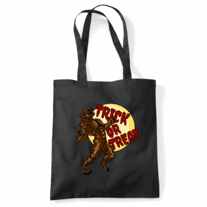 Trick or Treat Werewolf Personalised Tote Bag - Image 3